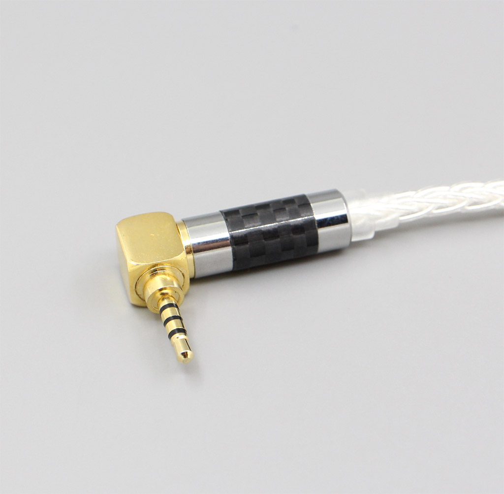 8 Cores 99% Pure Silver Earphone Cable For AKR03 Roxxane JH Audio JH24 Layla Angie AK380 AK240