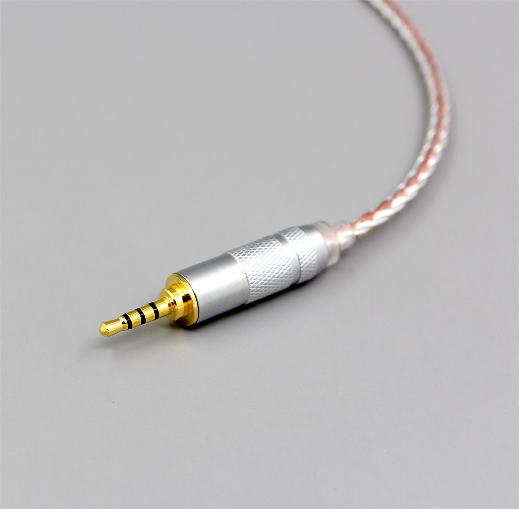 800 Wires Soft Silver + OCC Alloy 2.5mm Earphone Cable For Shure se535 se846