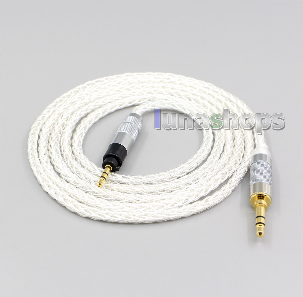 3.5mm 2.5mm 4.4mm XLR 8 Core Silver Plated OCC Earphone Cable For Sennheiser Urbanite XL On/Over Ear