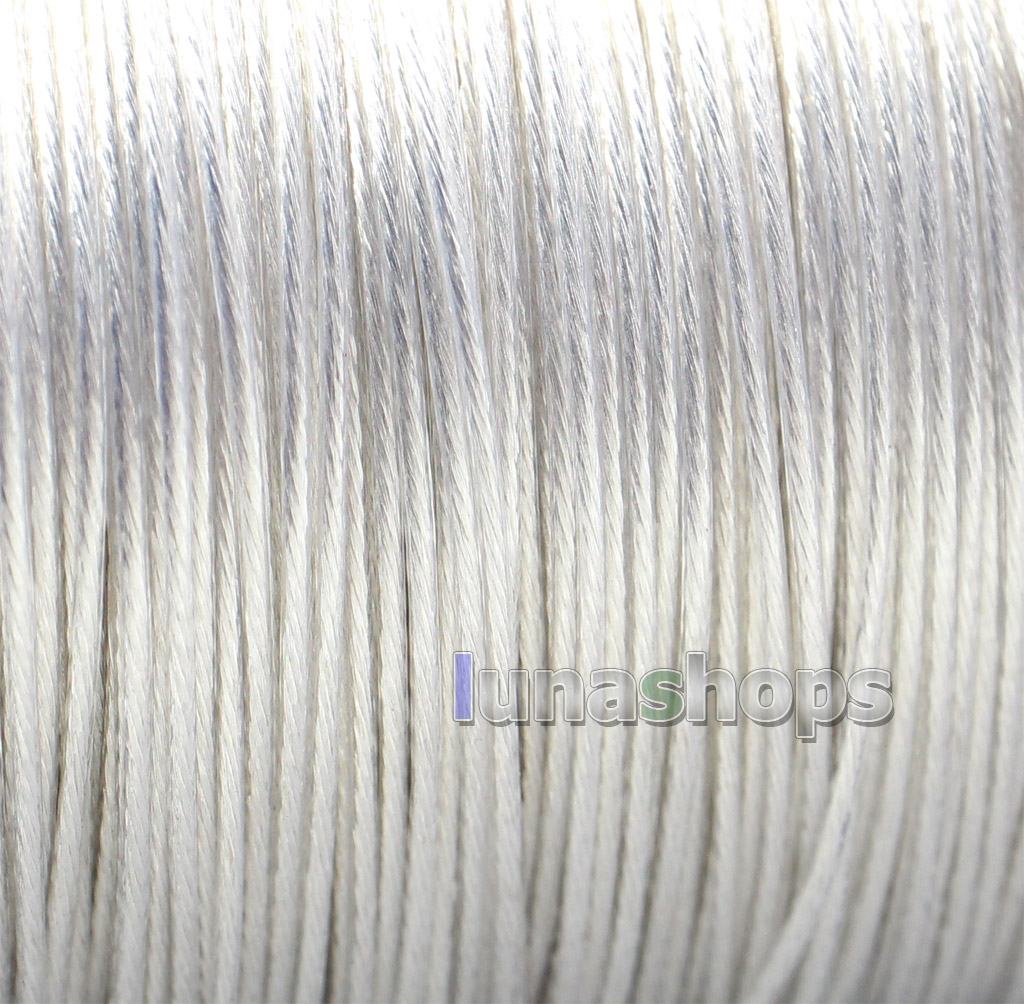 10m Extreme Soft Pure Silver + OCC Alloy Signal Earphone Headphone Cable 100*0.05 Dia:0.9mm 
