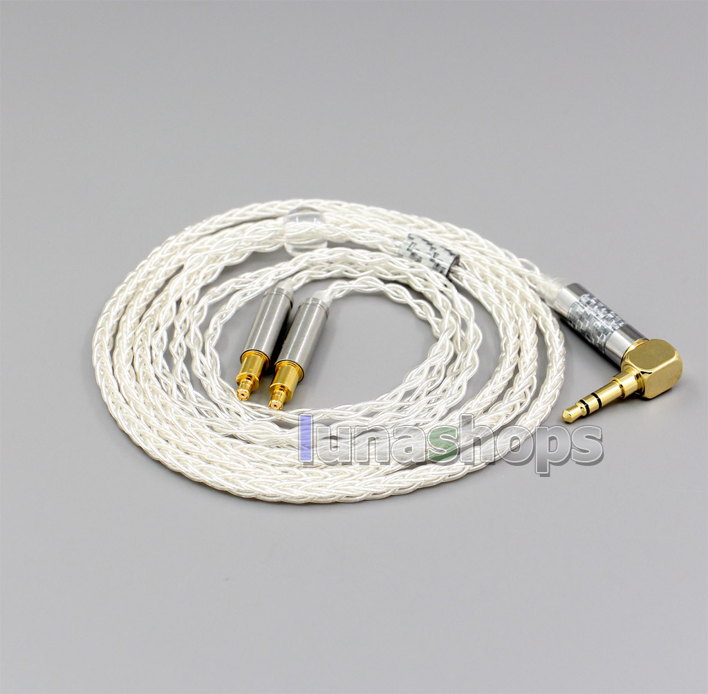 99.99% Pure Silver XLR 3.5mm 2.5mm 4.4mm Earphone Cable For Audio Technica ATH-ADX5000 ATH-MSR7b 770H 990H A2DC