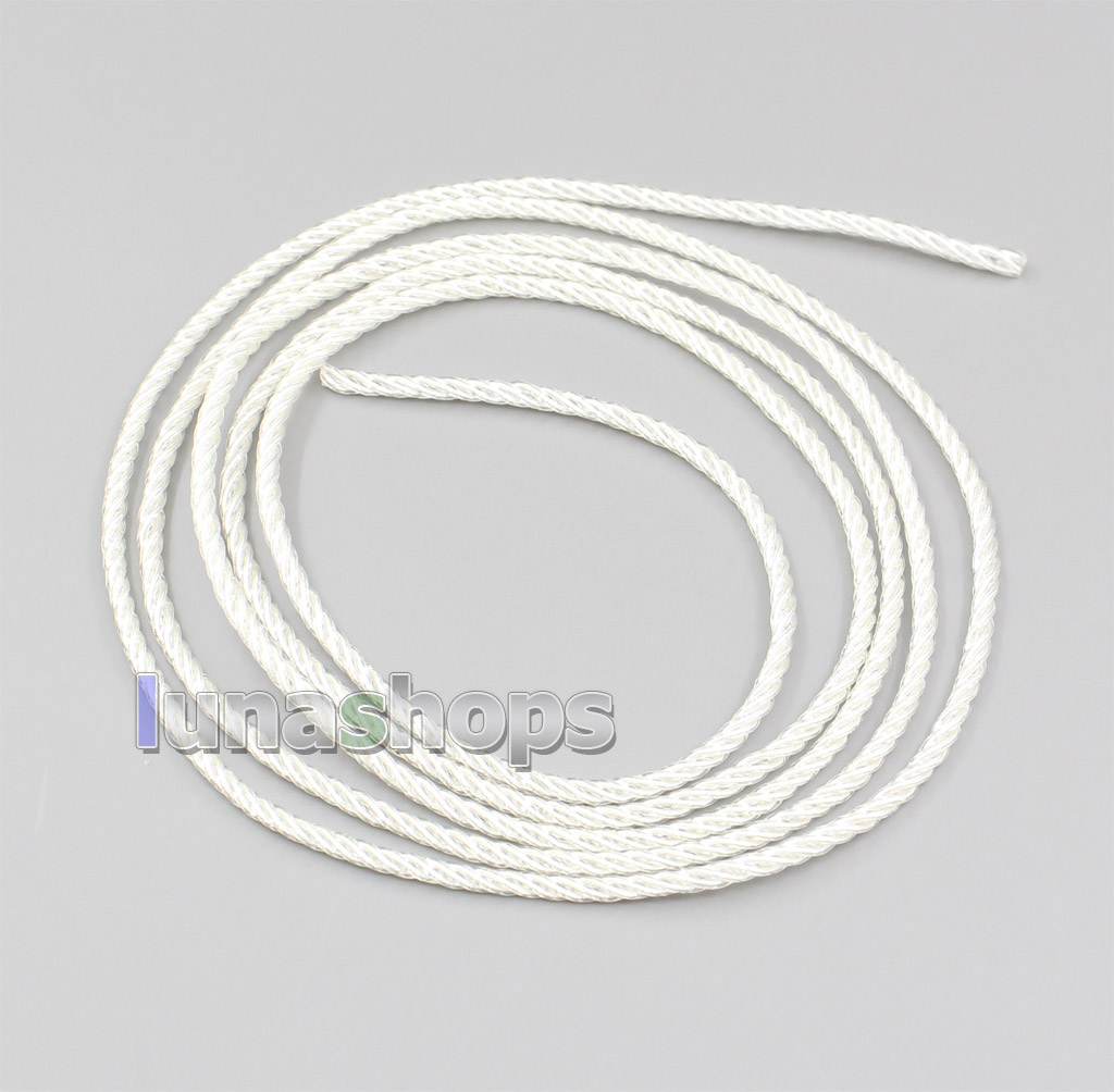 1m 4 cores 99% Pure Silver Earphone Headphone DIY Custom PU Insulation Layer Cable (Not )