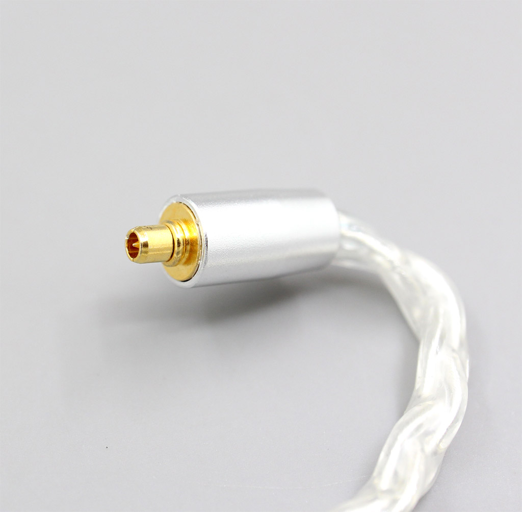 2.5mm 4.4mm 3.5mm XLR 99% Pure Silver 8 Core Earphone Cable For Dunu T5 Titan 3 T3 (Increase Length MMCX)
