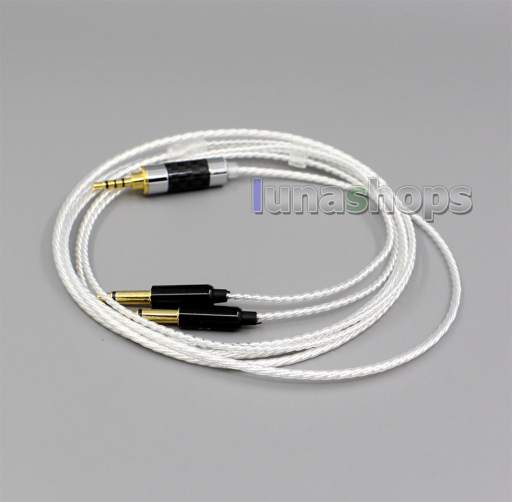 3.5mm 7N OCC + Silver Plated Copper Cable For Denon AH-D600 D7100 Velodyne vTrue Headphone 