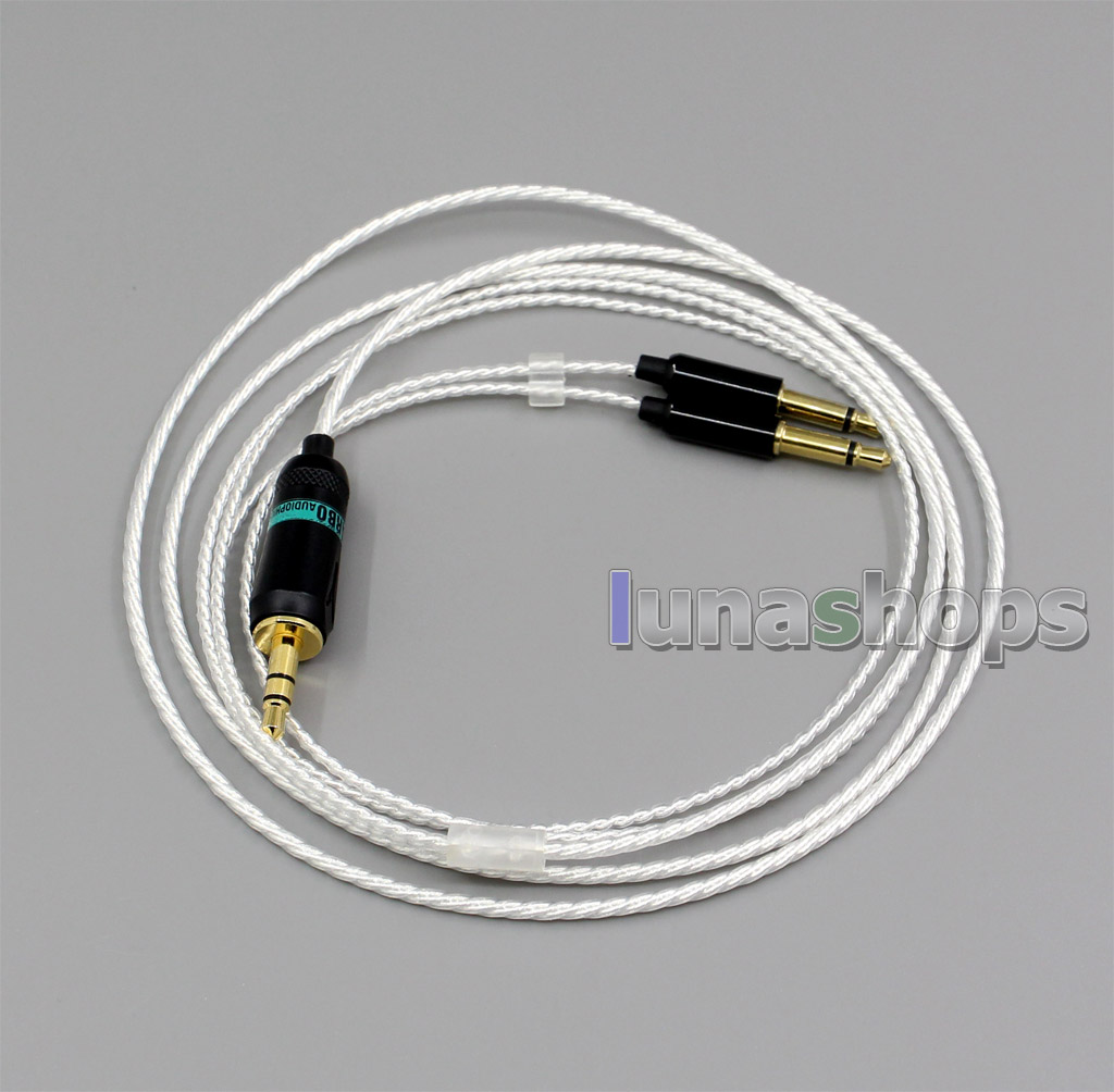 3.5mm 7N OCC + Silver Plated Copper Cable For Denon AH-D600 D7100 Velodyne vTrue Headphone 