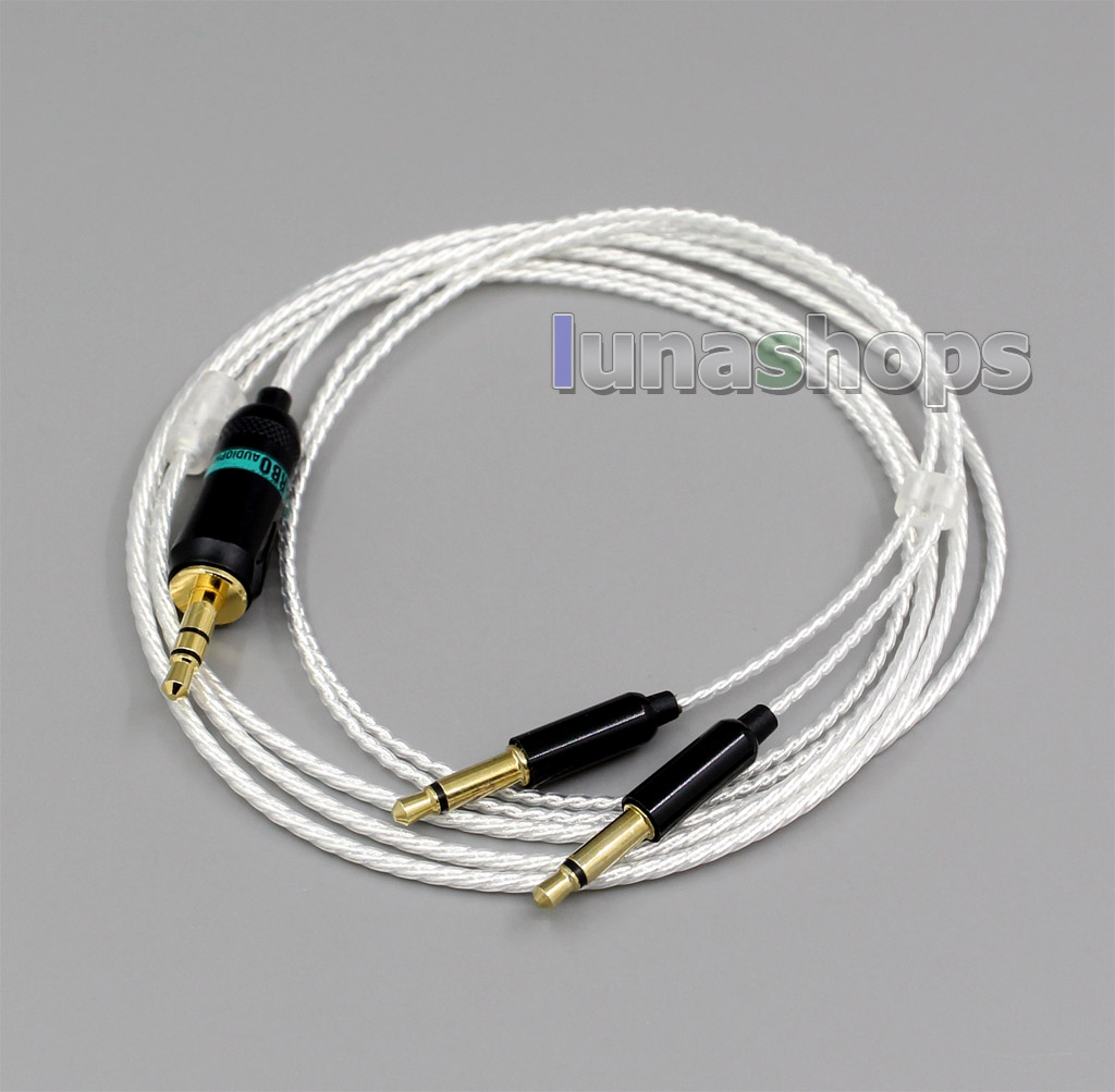 3.5mm 7N OCC + Silver Plated Copper Cable For Denon AH-D600 D7100 Velodyne vTrue Headphone 