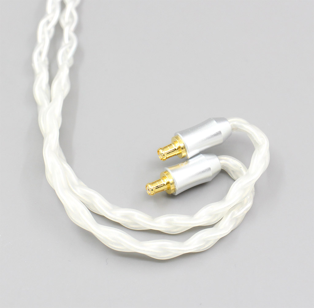 4.4mm 2.5mm 99% Pure Silver 8 Core Earphone Cable For Audio Technica ath-ls400 ls300 ls200 ls70 ls50 e40 e50 e70 312A
