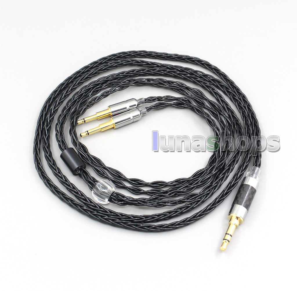 2.5mm 3.5mm XLR Balanced 8 Core OCC Silver Mixed Headphone Cable For Oppo PM-1 PM-2 Planar Magnetic