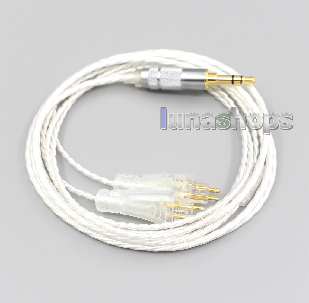 XLR 4.4mm 2.5mm Hi-Res Silver Plated 7N OCC Earphone Cable For FOSTEX TH900 MKII MK2 TH-909 TR-X00 TH-600