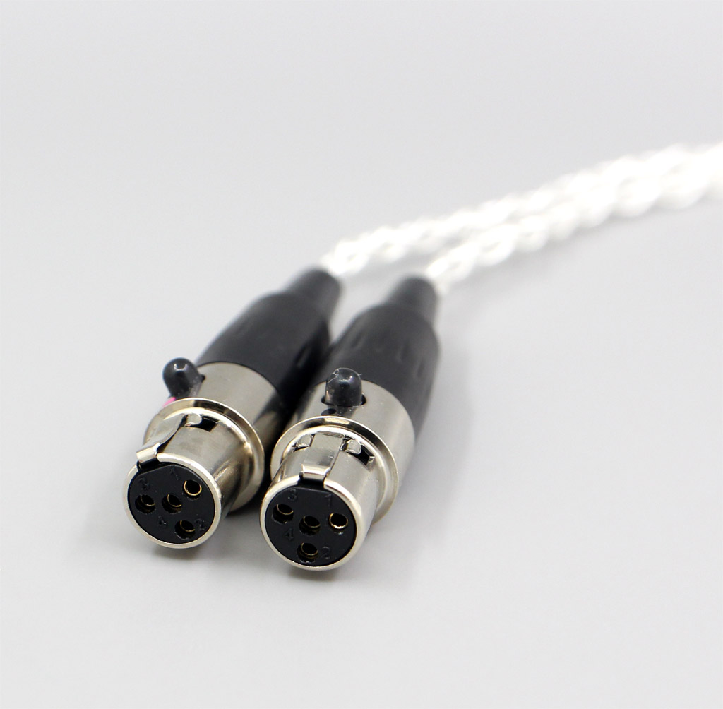 2.5mm 4.4mm XLR 8 Core Silver Plated OCC Earphone Cable For Audeze LCD-3 LCD3 LCD-2 LCD2 LCD-X LCD-XC