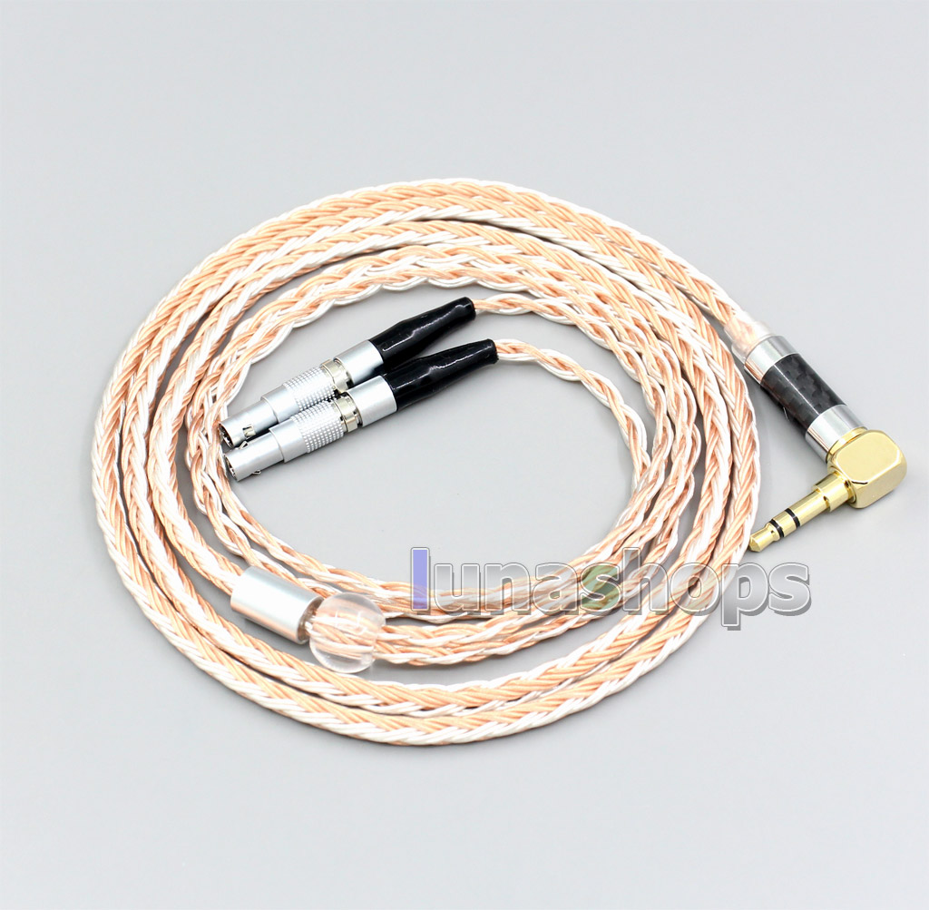 XLR 4.4mm 2.5mm 16 Core Silver Plated OCC Mixed Earphone Cable For Ultrasone Jubilee 25E dition ED8EX ED15