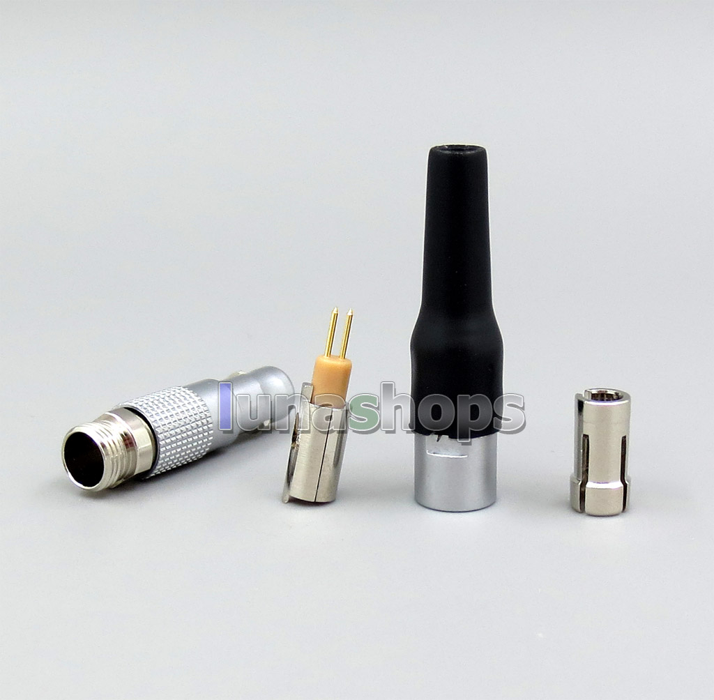 1 Pair Earphone Headphone DIY Custom Pin Adapter Plug For Ultrasone Jubilee 25 Edition ED15 