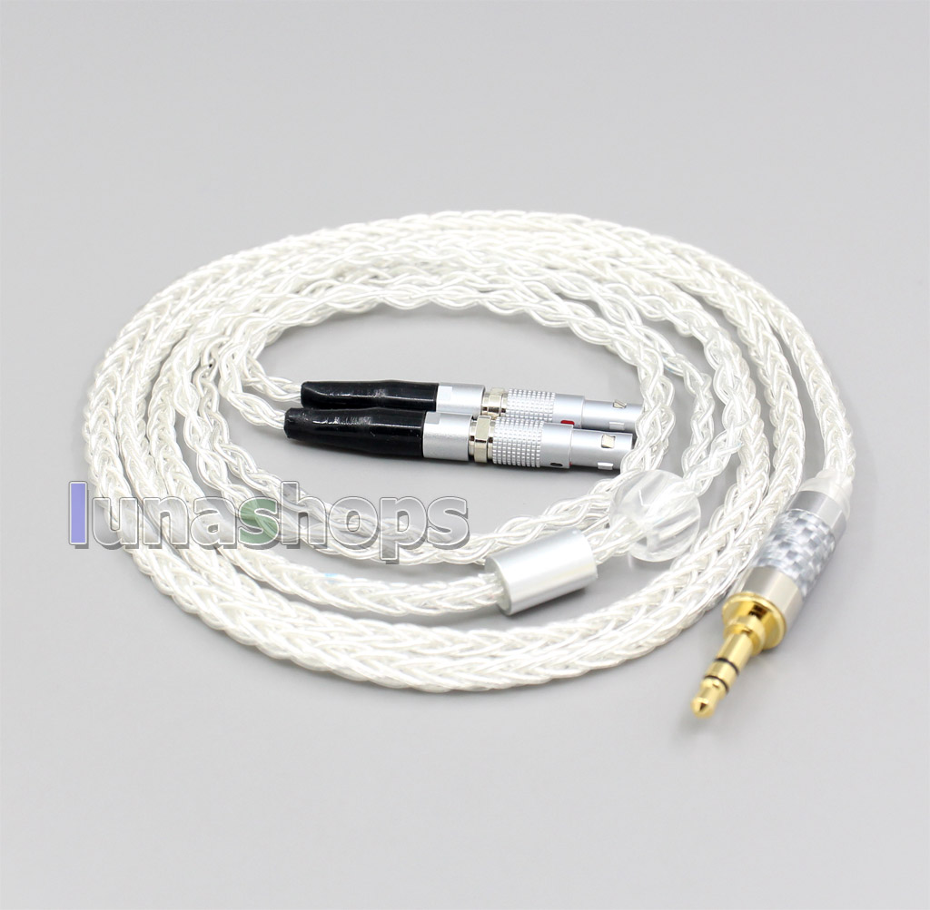 4.4mm 2.5mm XLR 8 Core Silver Plated OCC Earphone Cable For Ultrasone Jubilee 25E dition ED8EX ED15