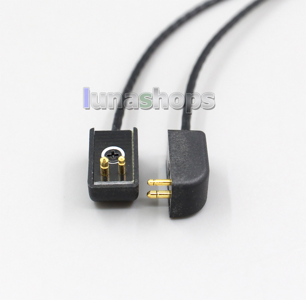 Super Soft OFC Black Skin Earphone Cable For Etymotic ER4B ER4PT ER4S ER6I ER4 