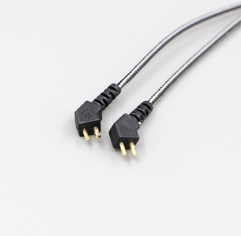 Black And White With Mic Remote Earphone Audio Cable For Etymotic ER4B ER4PT ER4S ER6I ER4