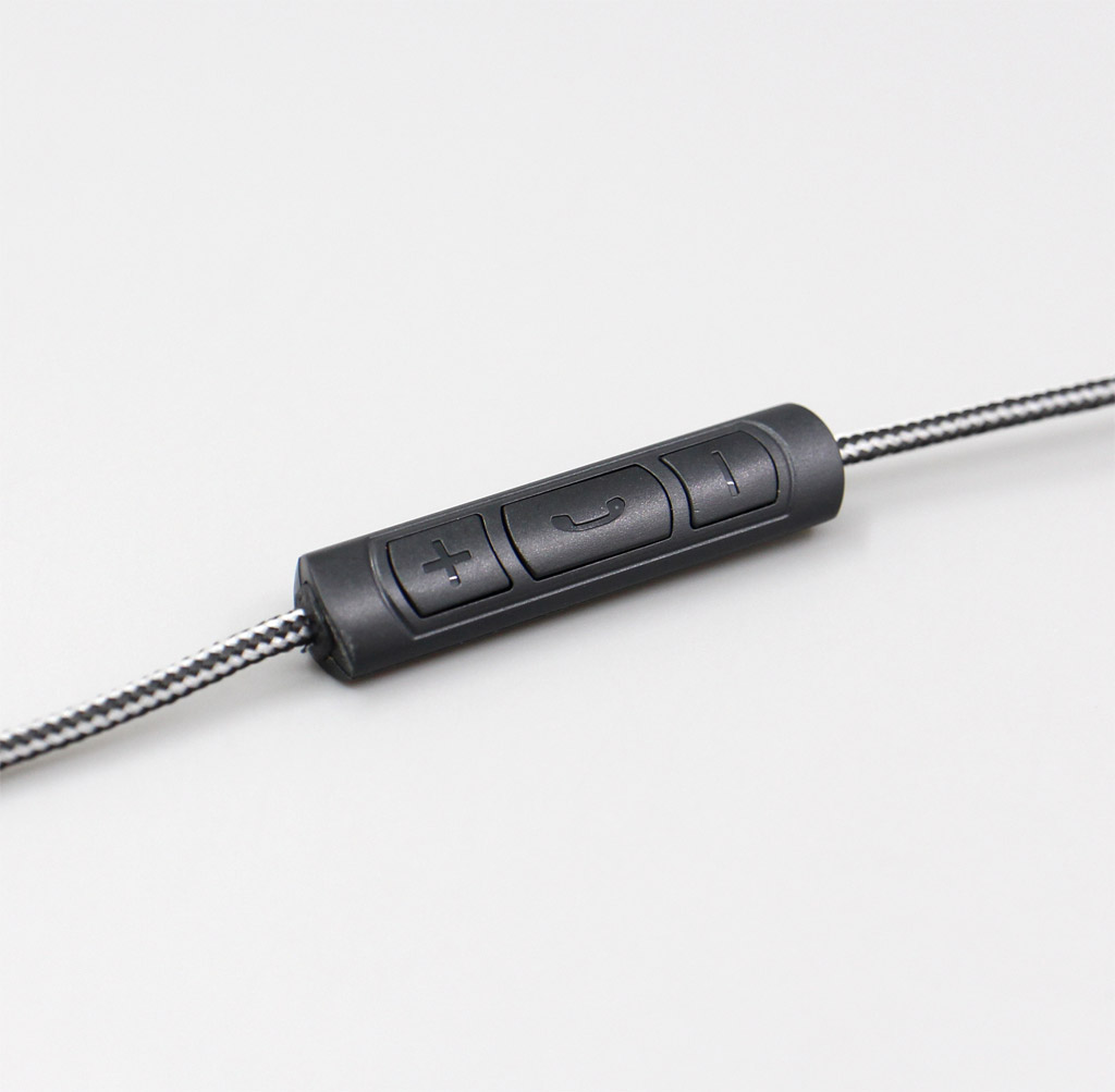 Black And White With Mic Remote Earphone Audio Cable For Etymotic ER4B ER4PT ER4S ER6I ER4