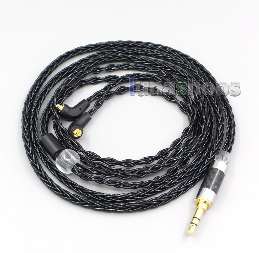 3.5mm 2.5mm XLR 4.4mm 8 Core Silver Plated OCC Earphone Cable For Etymotic ER4 XR SR ER4SR ER4XR ER3sr er3se