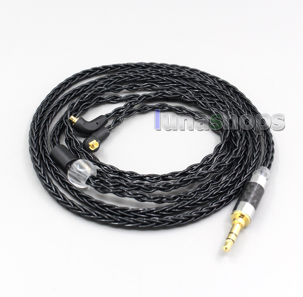 3.5mm 2.5mm XLR 4.4mm 8 Core Silver Plated OCC Earphone Cable For Etymotic ER4 XR SR ER4SR ER4XR ER3sr er3se