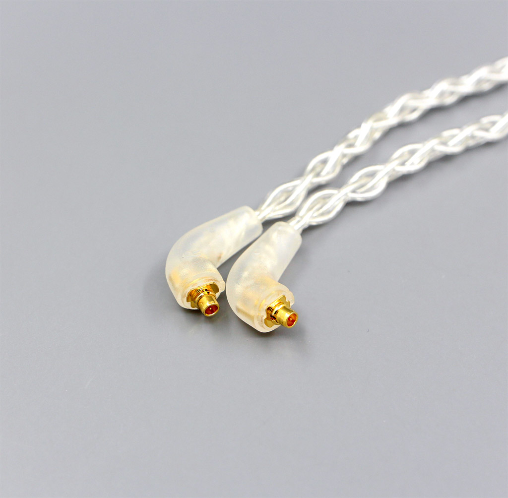 99% Pure Silver 8 Core 2.5mm 4.4mm 3.5mm XLR Headphone Earphone Cable For Etymotic ER4 XR SR ER4SR ER4XR