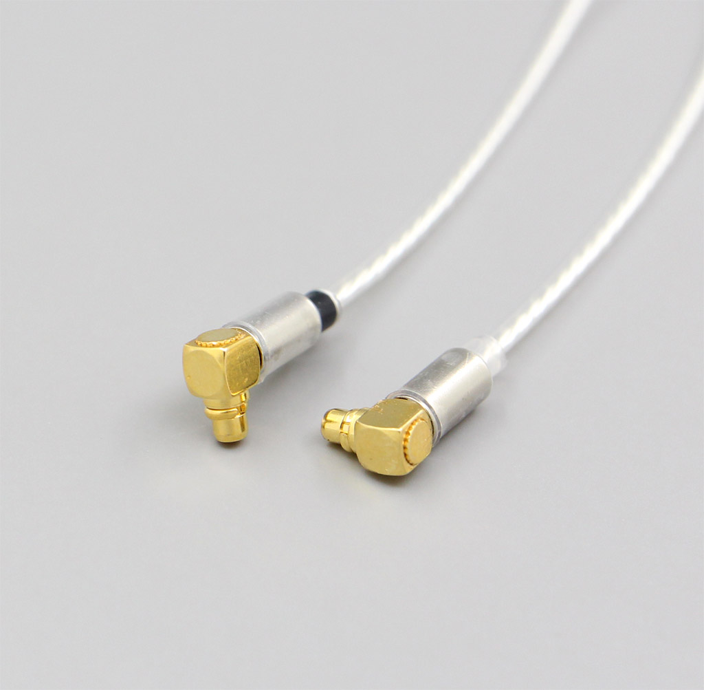 7N Silver Plated 90 Degree L Shape MMCX Earphone Cable For Etymotic ER4 XR SR ER4SR ER4XR 