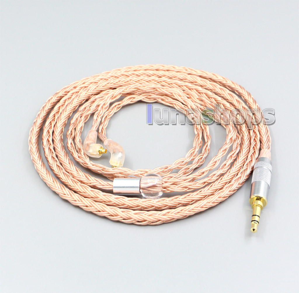 2.5mm 3.5mm XLR Balanced 16 Core 99% 7N OCC Earphone Cable For Etymotic ER4 XR SR ER4SR ER4XR ER3sr er3se