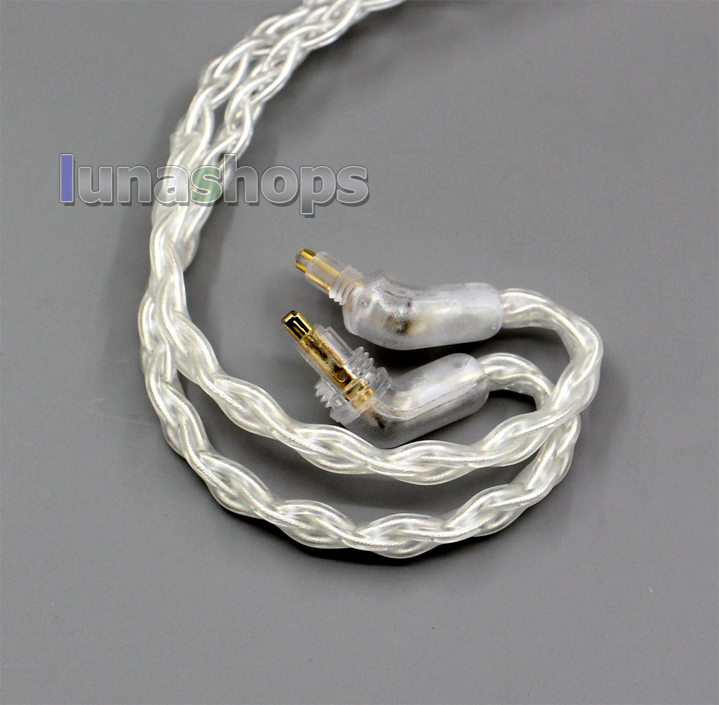 99.99% Pure Silver XLR 3.5mm 2.5mm 4.4mm Earphone Cable For Sony MDR-EX1000 MDR-EX600 MDR-EX800 MDR-7550