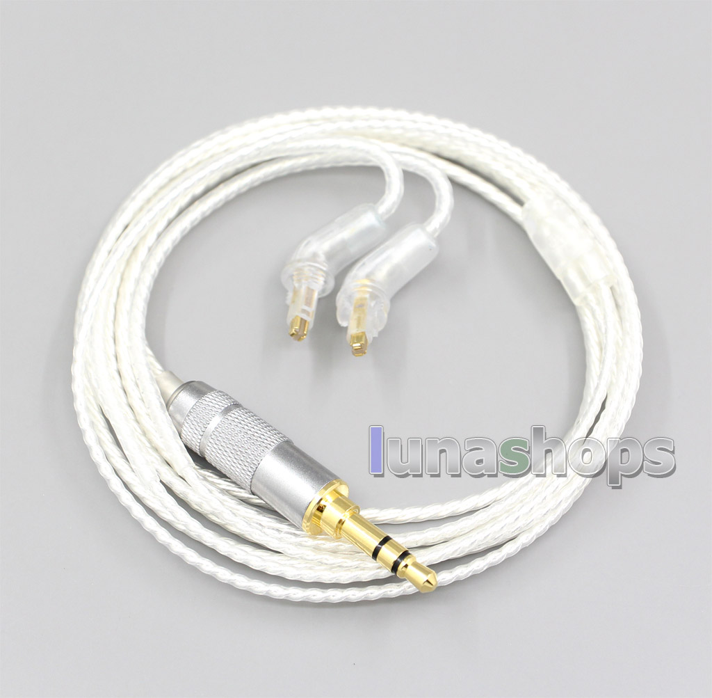 Hi-Res Silver Plated 7N OCC Earphone Cable For Sony MDR-EX1000 MDR-EX600 MDR-EX800 MDR-7550