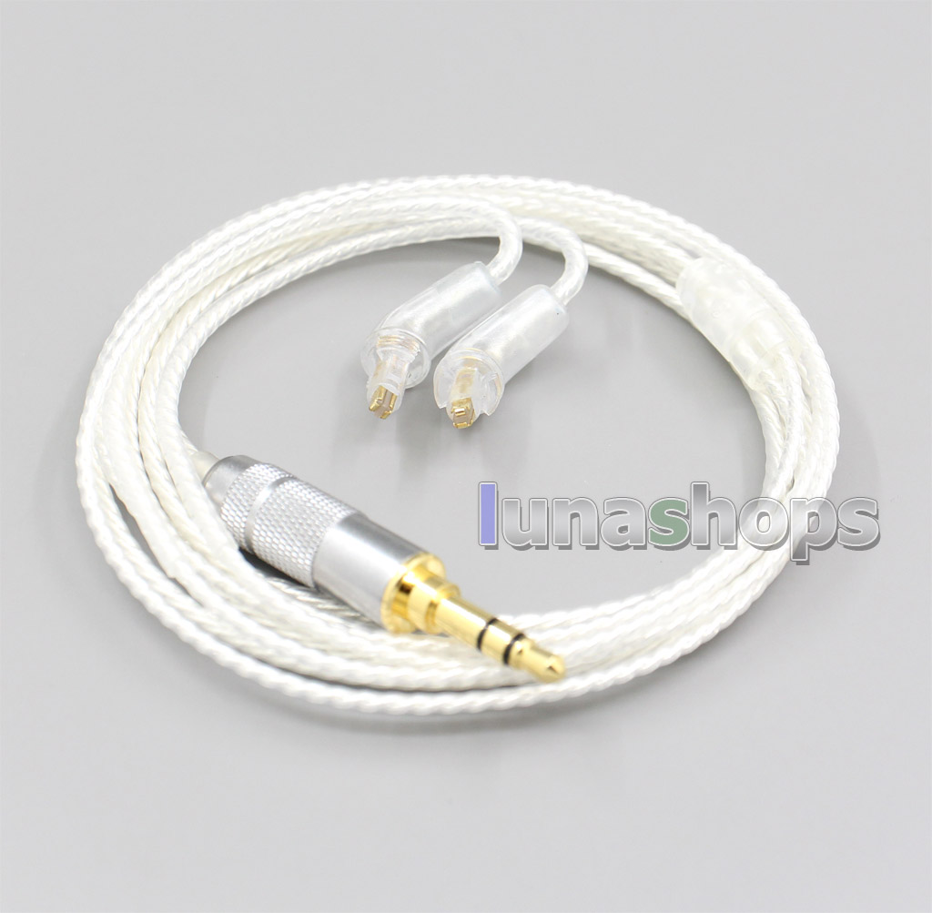 Hi-Res Silver Plated 7N OCC Earphone Cable For Sony MDR-EX1000 MDR-EX600 MDR-EX800 MDR-7550