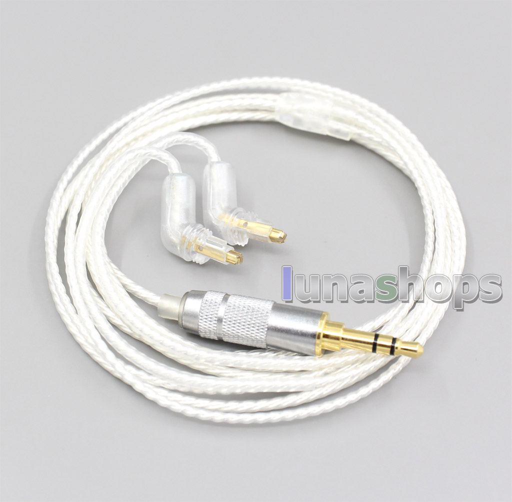 Hi-Res Silver Plated 7N OCC Earphone Cable For Sony MDR-EX1000 MDR-EX600 MDR-EX800 MDR-7550