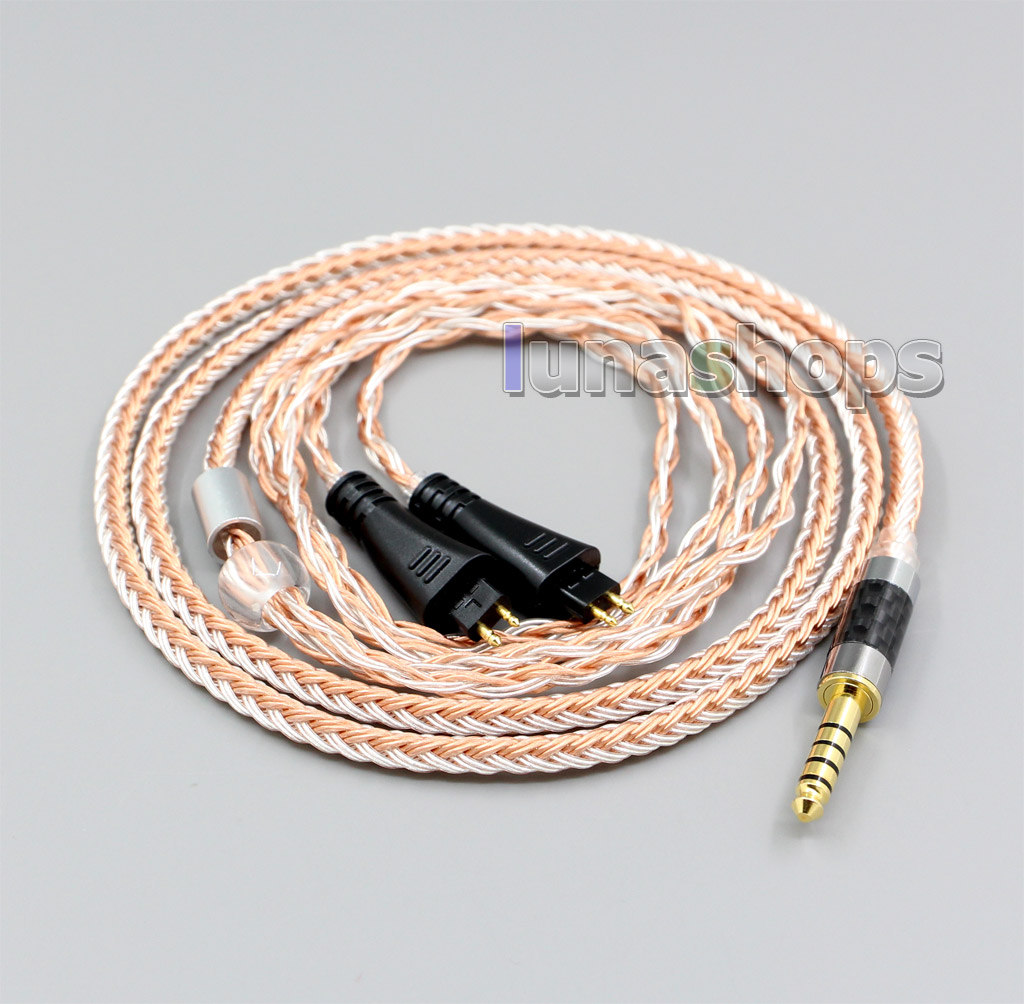 Hi-Res Silver Plated XLR 3.5mm 2.5mm 4.4mm Earphone Cable For FOSTEX TH900 MKII MK2