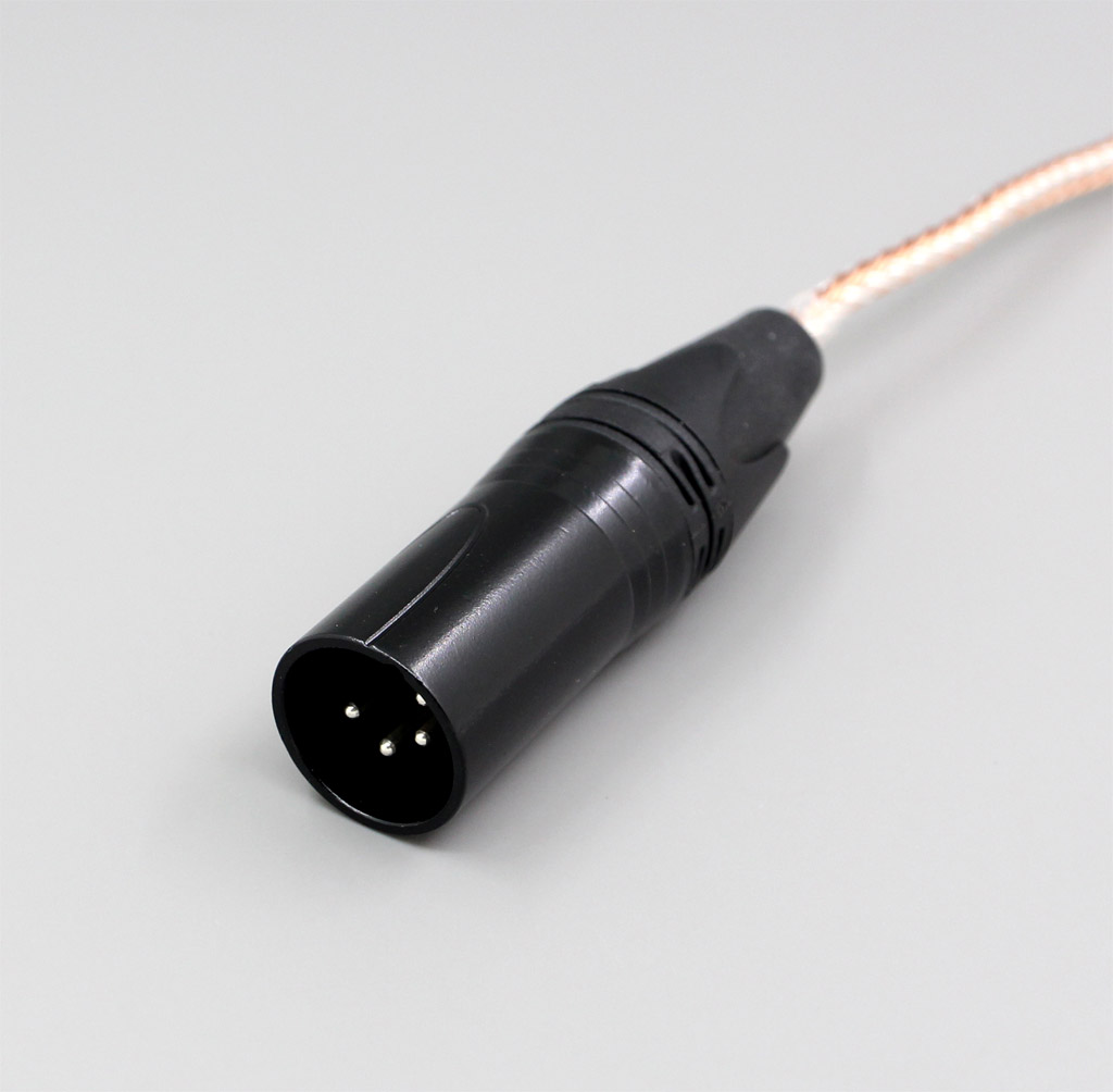 Hi-Res Silver Plated XLR 3.5mm 2.5mm 4.4mm Earphone Cable For Audio Technica HDC112A ATH-SR9 ES750 ESW950