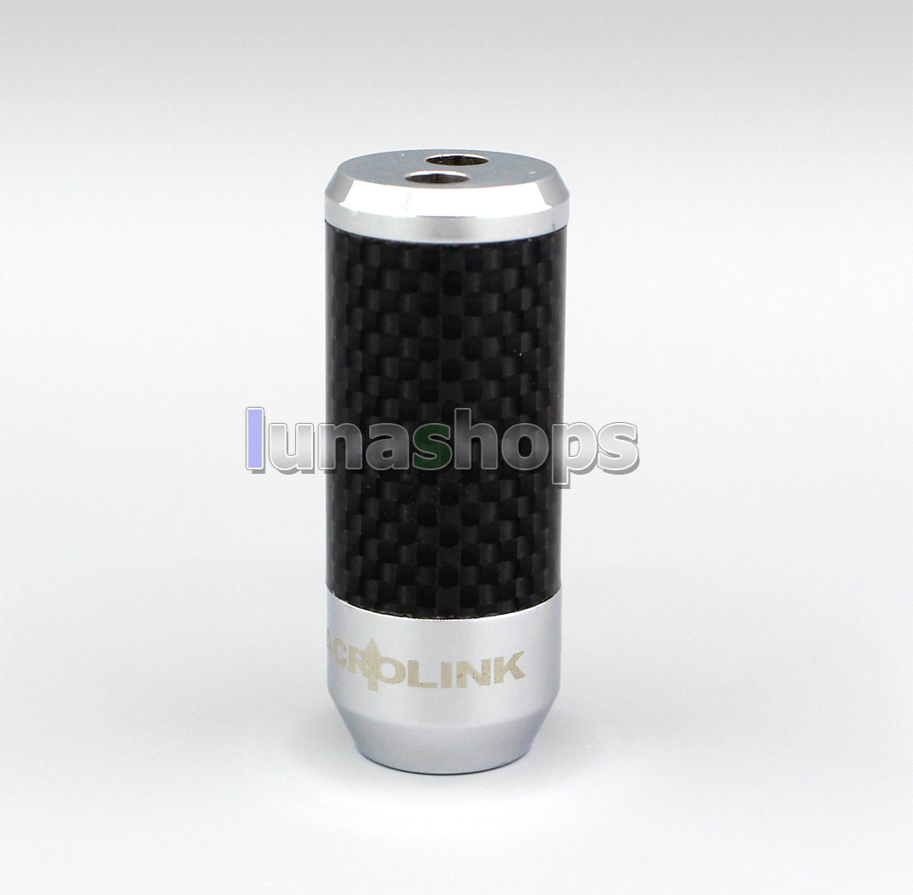 HiFi Carbon Fiber Pants Boot Y Splitter Speaker Audio Power Cable Wire Adapter Acrolink