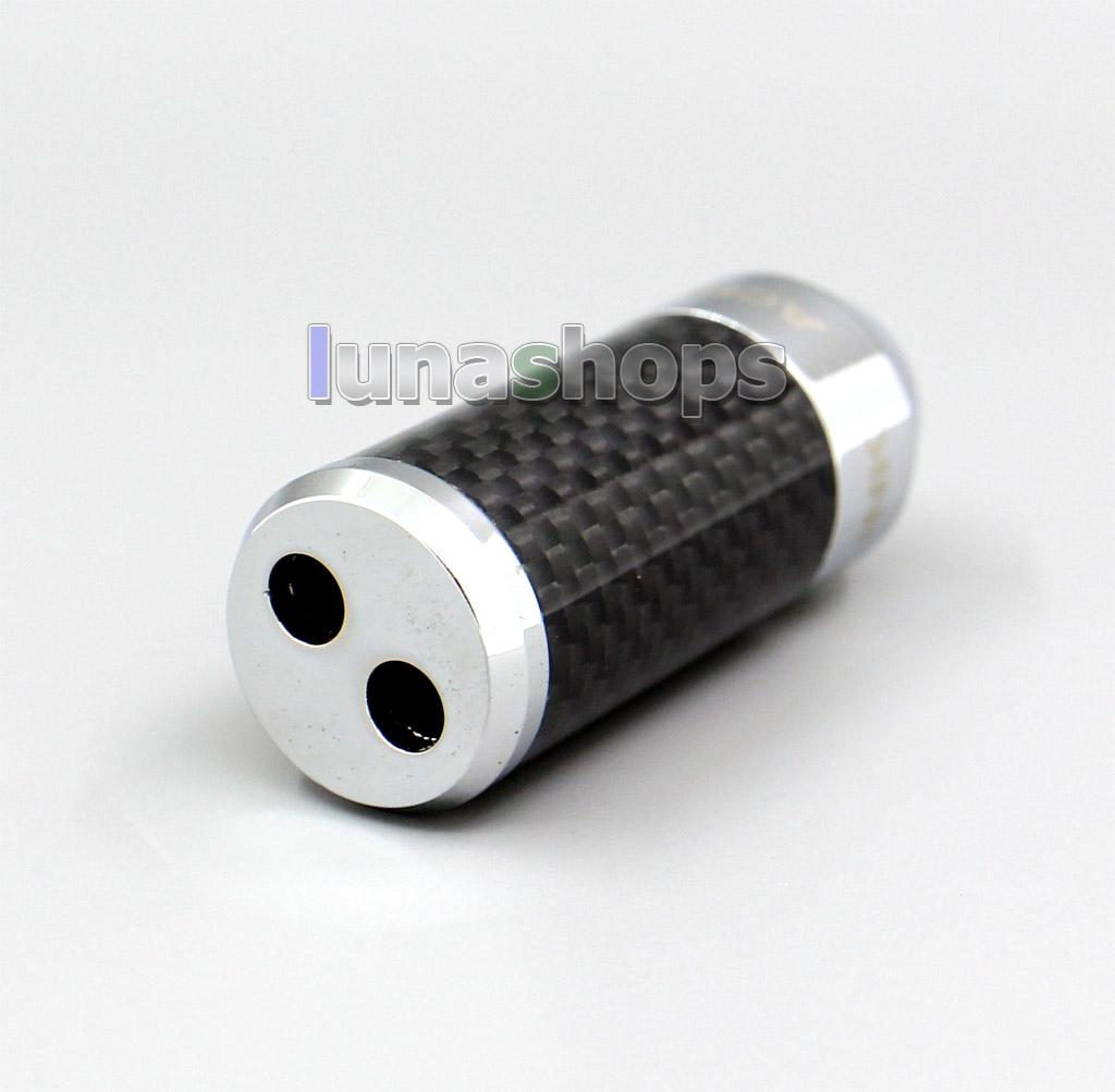 HiFi Carbon Fiber Pants Boot Y Splitter Speaker Audio Power Cable Wire Adapter Acrolink