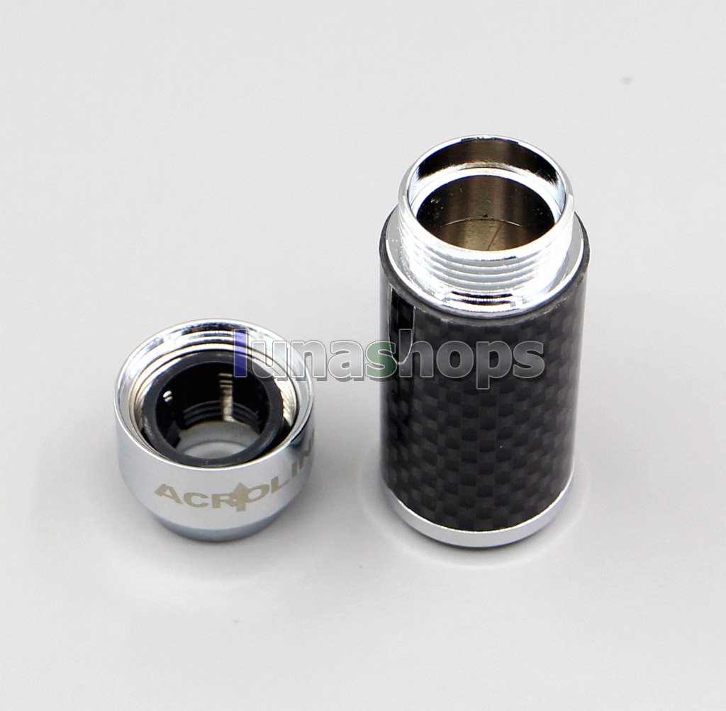 HiFi Carbon Fiber Pants Boot Y Splitter Speaker Audio Power Cable Wire Adapter Acrolink