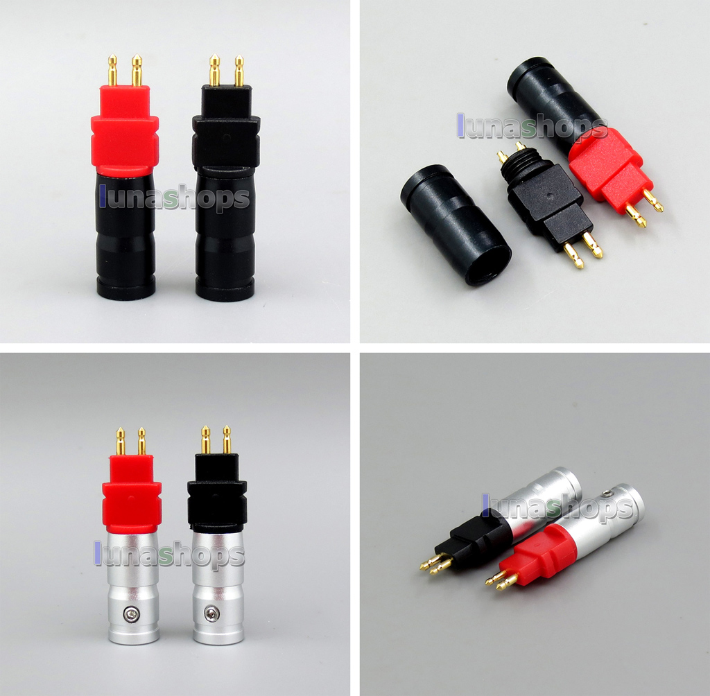 Metal Housing Headphone Earphone Bulk Pins for Sennheiser HD414 HD25 HD430 HD650 HD600 HD580
