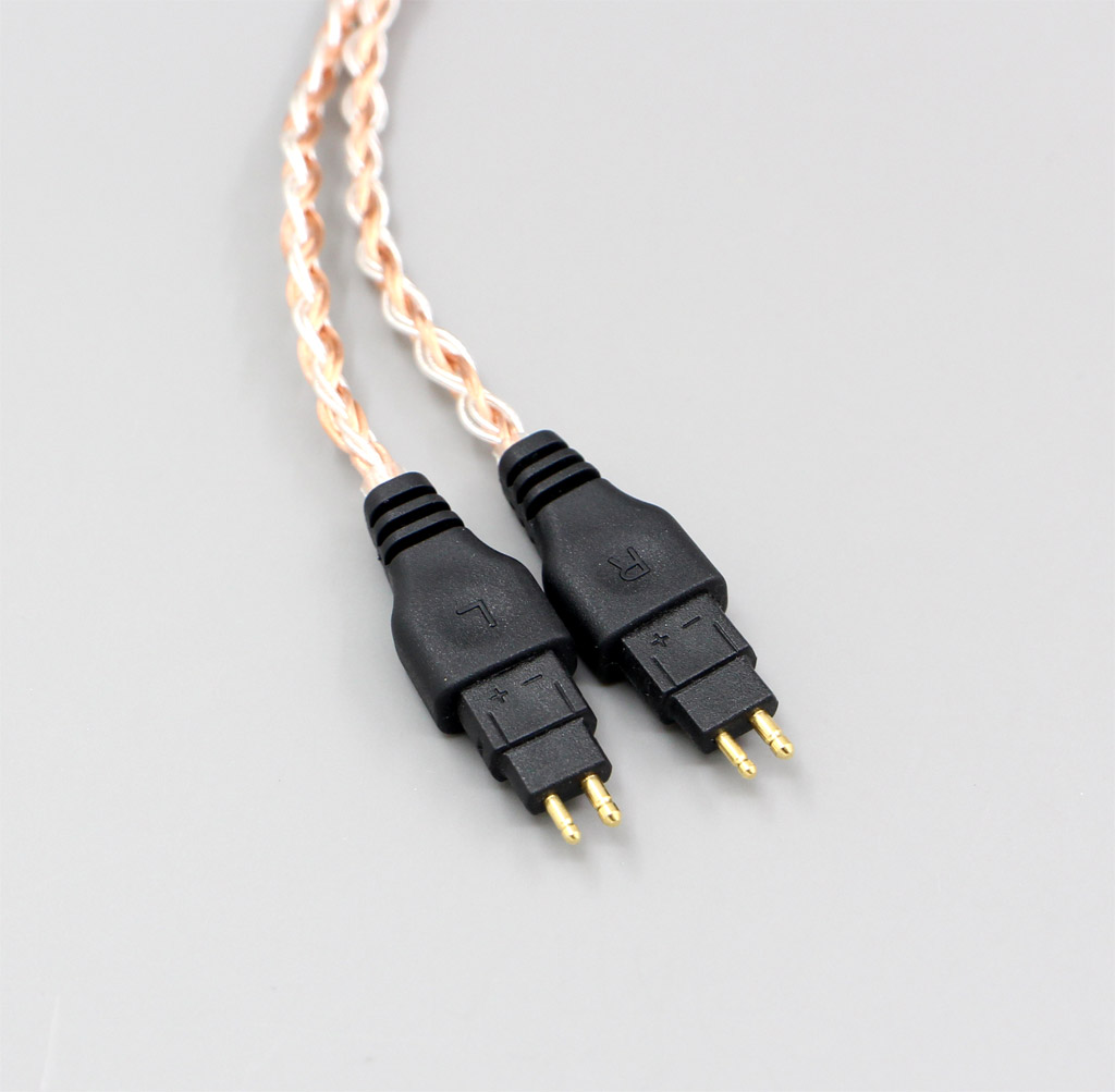 4 in 1 Plug 16 Cores OCC + Pure Silver Plated Cable for Sennheiser HD580 HD600 HD650 HDXXX HD660s