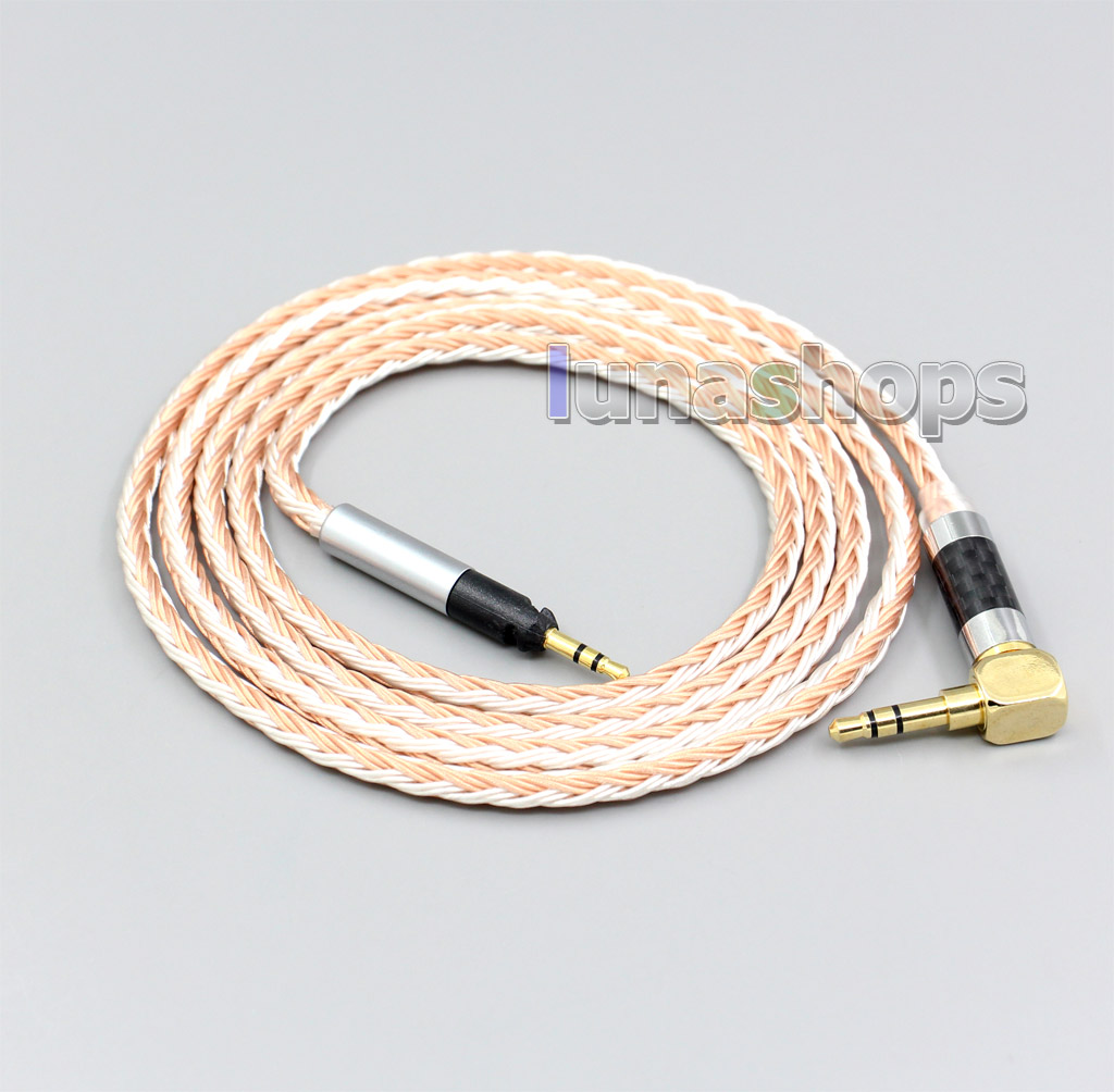 16 Core Silver Plated OCC Mixed Earphone Cable For Sennheiser HD598se HD559 hd569 hd579 hd599 hd558 hd518