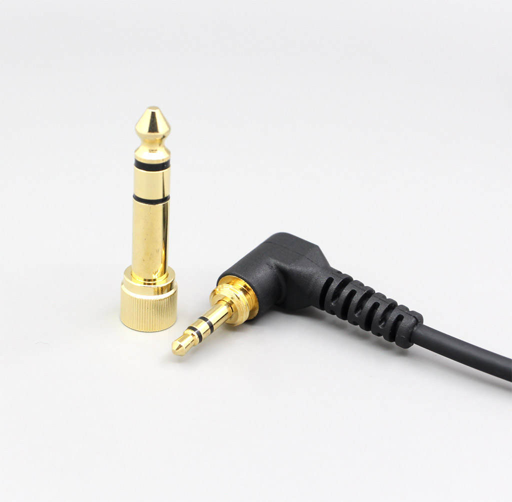 6.5mm 3.5mm Plug Headphone 3.6mm 45*0.04mm OCC Cable For Sennheiser HD595 HD598 HD558 HD518 Earphone