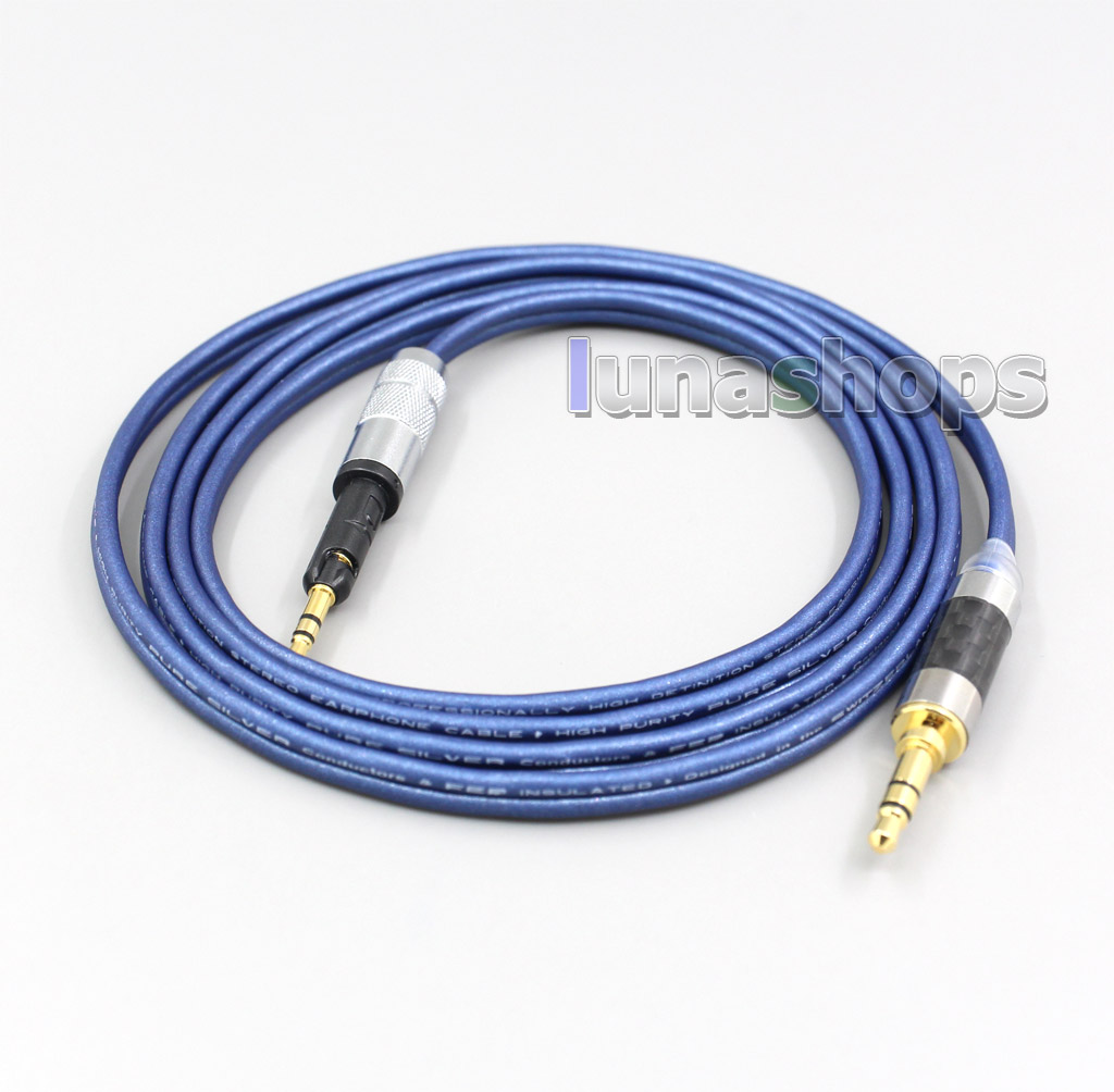 2.5mm 4.4mm XLR 3.5mm High Definition 99% Pure Silver Earphone Cable For Sennheiser HD6 HD7 HD8 MIX DJ HD595
