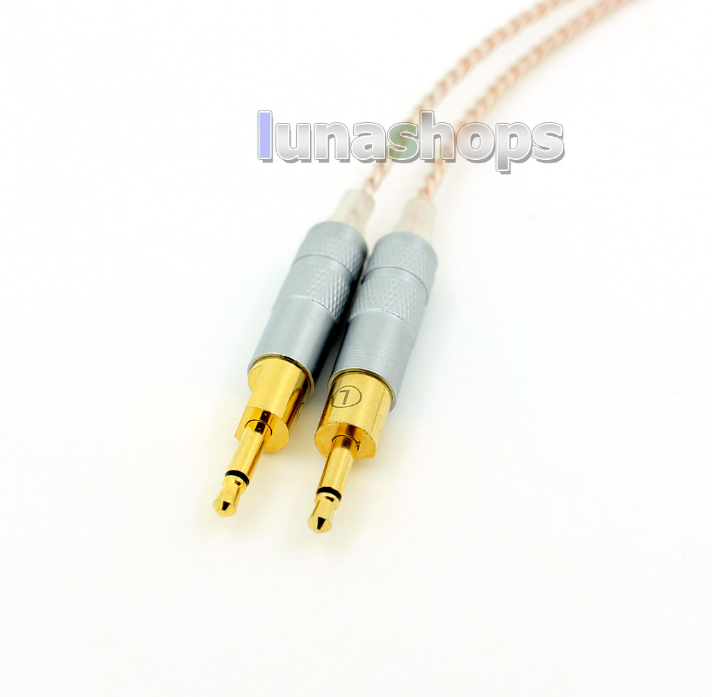 Hi-Res Silver Plated XLR 2.5mm 4.4mm 3.5mm Headphone Earphone Cable For Sennheiser HD700