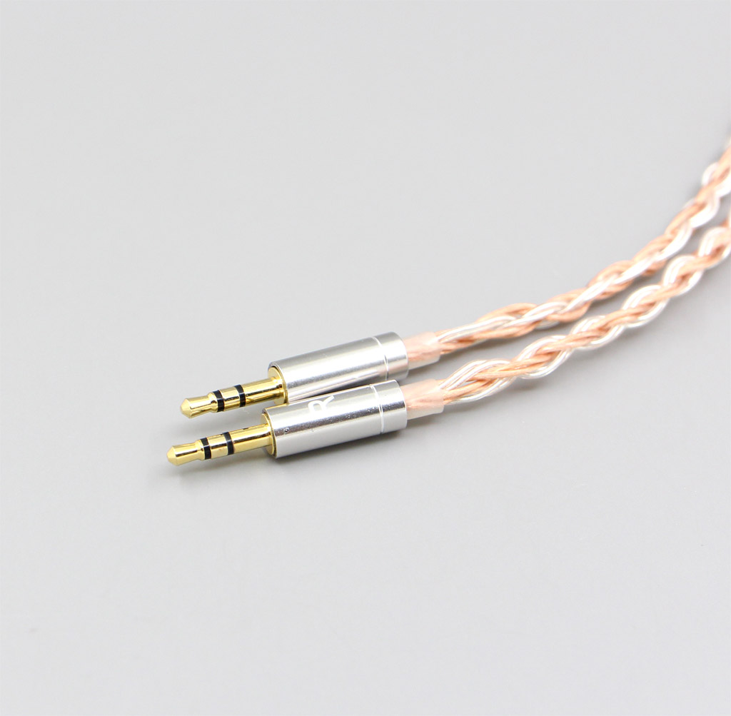 4 in 1 Plug 16 Cores OCC + Pure Silver Plated Cable for Hifiman HE560 HE-350 HE1000 V2 Headphone