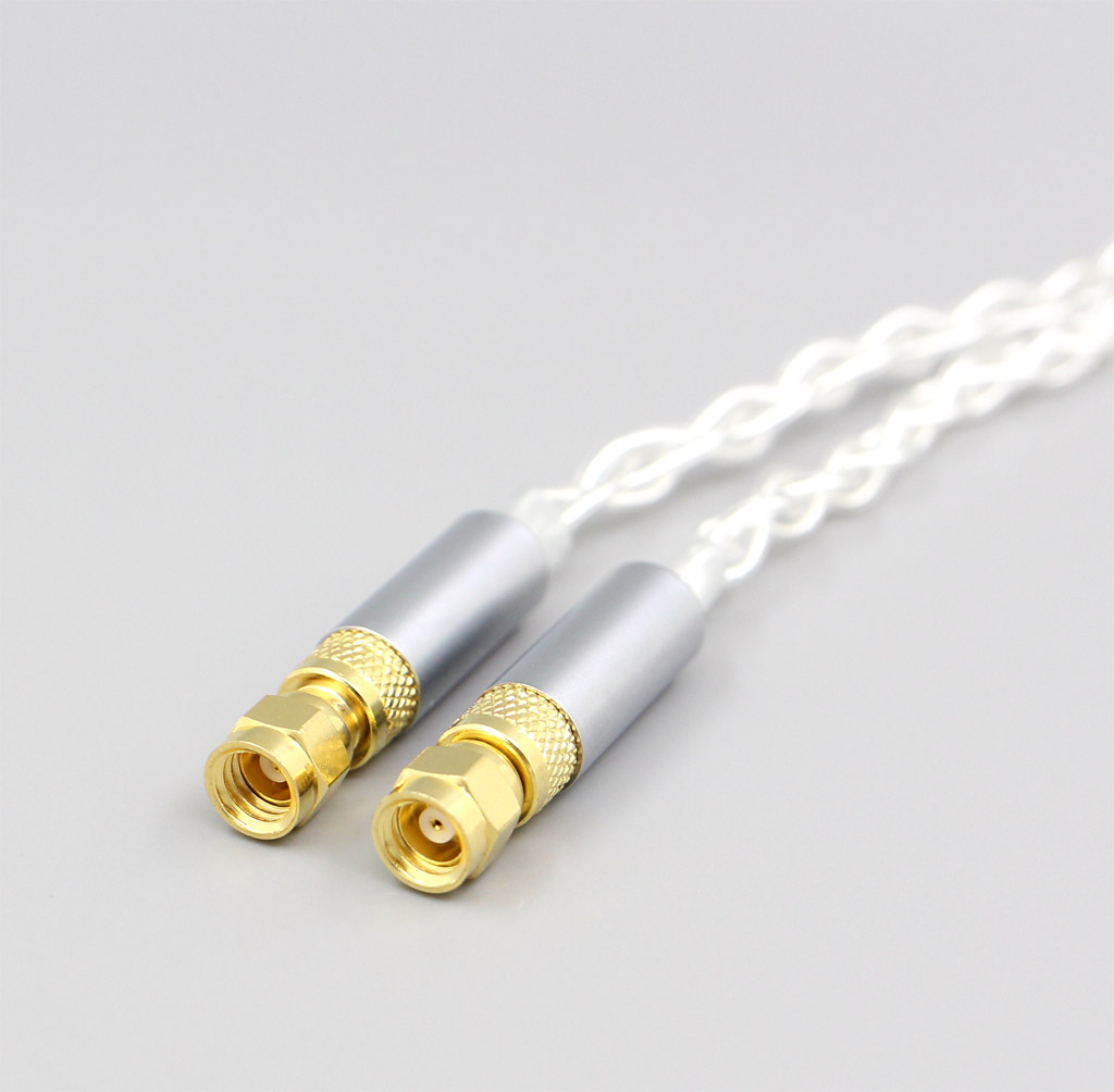4.4mm XLR 2.5mm 3.5mm 99% Pure Silver 8 Core Earphone Cable For HiFiMan HE400 HE5 HE6 HE300 HE4 HE500 HE6