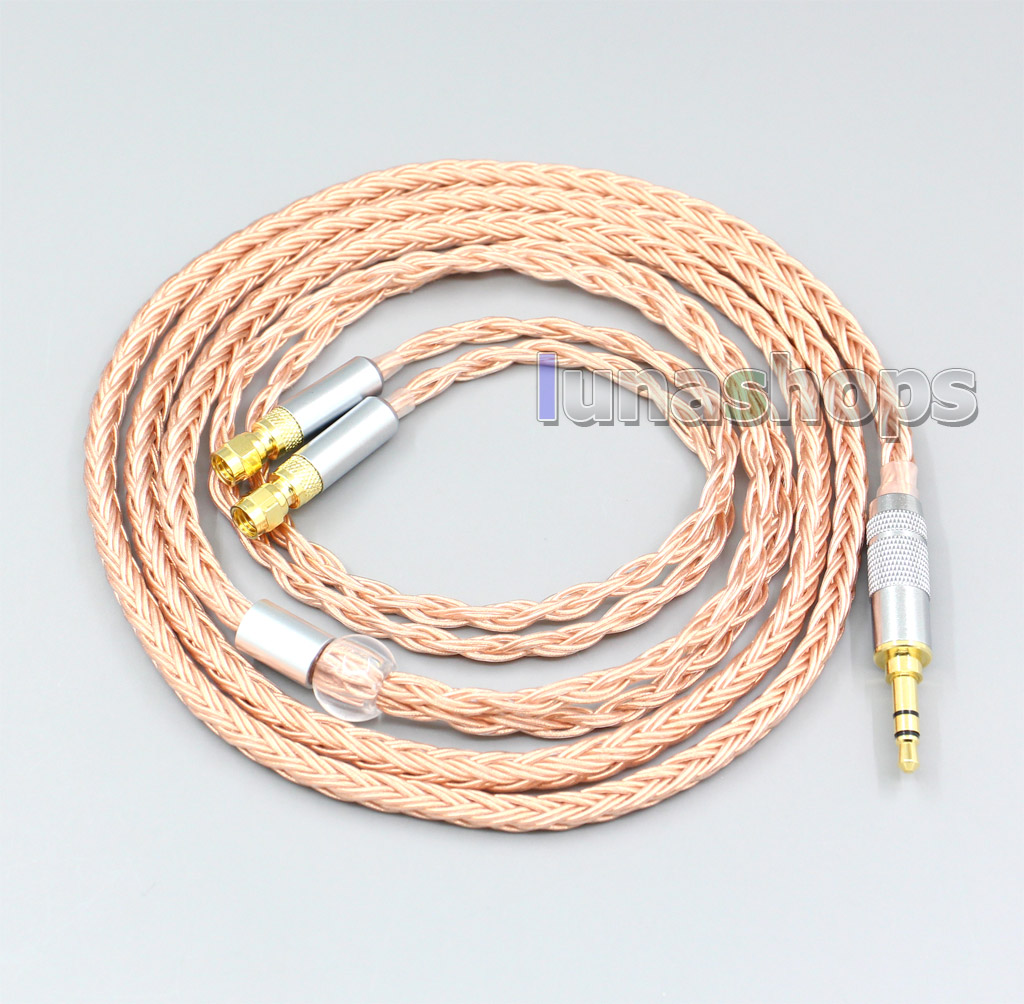 2.5mm 3.5mm XLR Balanced 16 Core 99% 7N  OCC Earphone Cable For HiFiMan HE400 HE5 HE6 HE300 HE4 HE500 HE6