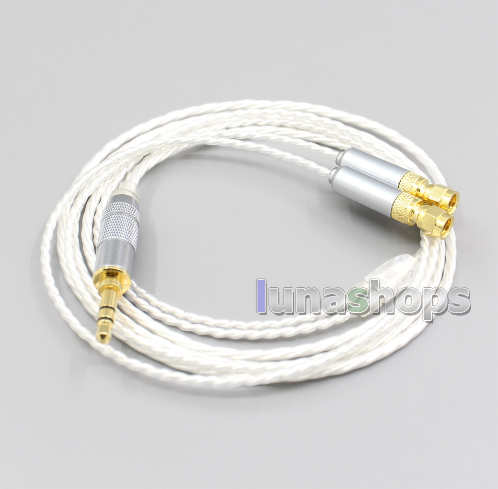 XLR 4.4mm 2.5mm Hi-Res Silver Plated 7N OCC Earphone Cable For HiFiMan HE400 HE5 HE6 HE300 HE4 HE500 HE6