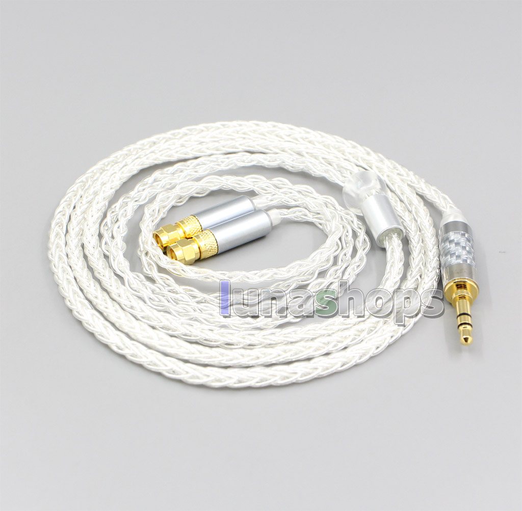 2.5mm 4.4mm XLR 8 Core Silver Plated OCC Earphone Cable For HiFiMan HE400 HE5 HE6 HE300 HE4 HE500 HE6
