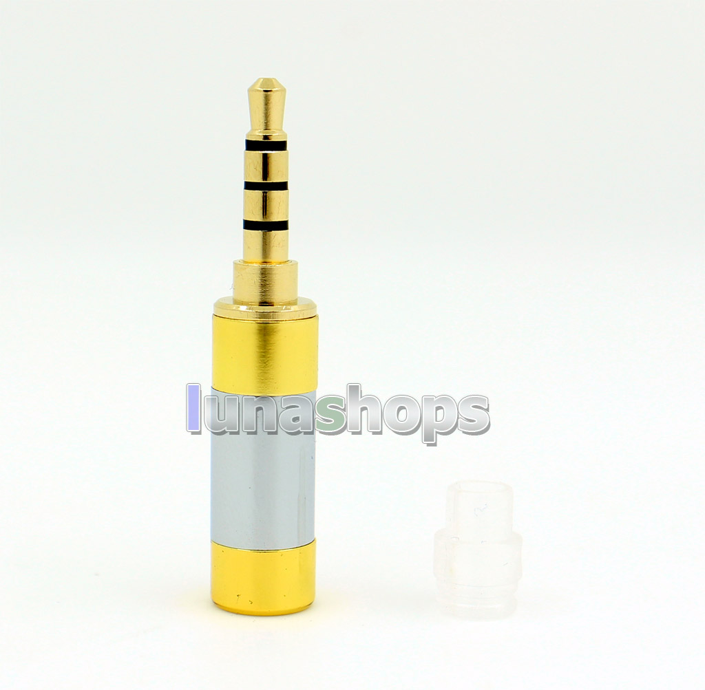 Y-Series Nonmagnetic Pure Copper Main Body + Housing 4.4mm 3.5mm 2.5mm Balanced TRRS Plug Adapter + Tail Adapter