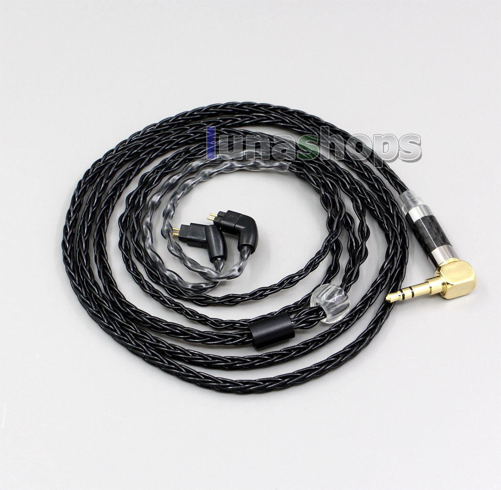 XLR Balanced 3.5mm 2.5mm 8 Cores Silver Plated Headphone Cable For L Pin BA Custom Westone W4r UM3X UM3RC JH13 JH16