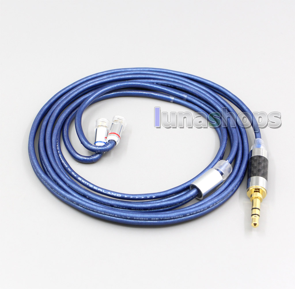 3.5mm 2.5mm 4.4mm XLR High Definition 99% Pure Silver Earphone Cable For Sennheiser IE8 IE8i IE80 IE80s Metal Pin