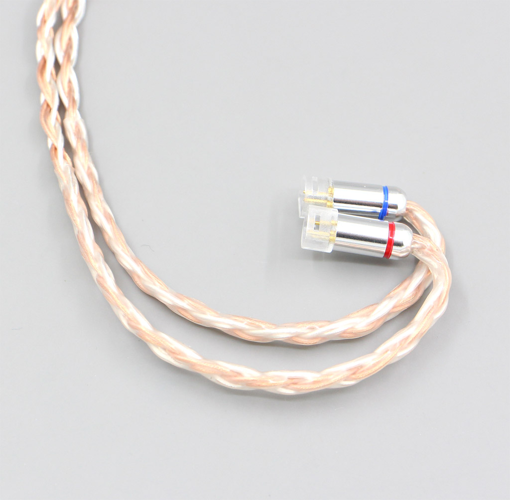 XLR 4.4mm 2.5mm 16 Core Silver Plated OCC Mixed Earphone Cable For Sennheiser IE8 IE8i IE80 IE80s Metal Pin