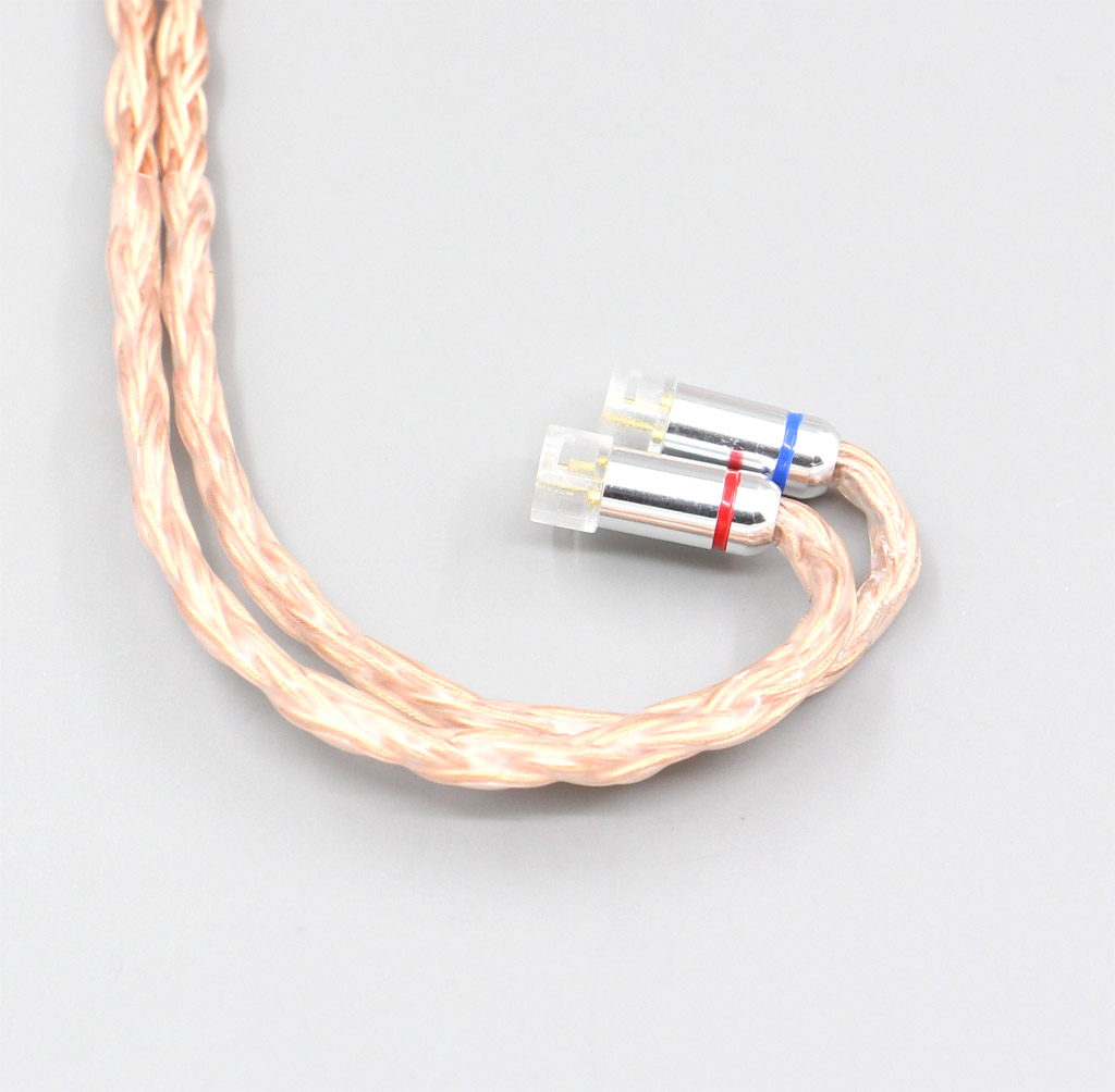 2.5mm 4.4mm 3.5mm XLR 16 Core 99% 7N  OCC Earphone Cable For Sennheiser IE8 IE8i IE80 IE80s Metal Pin